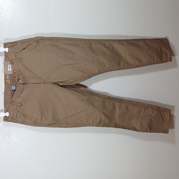 Carhartt Women's Crawford Slim Fit Pant 14 Regular in Yukon - Picture 3 of 12